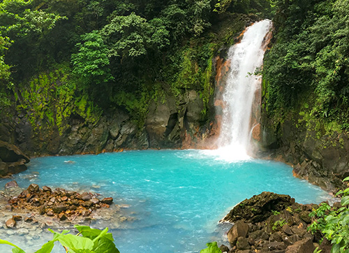 Rio Celeste Waterfall Hike